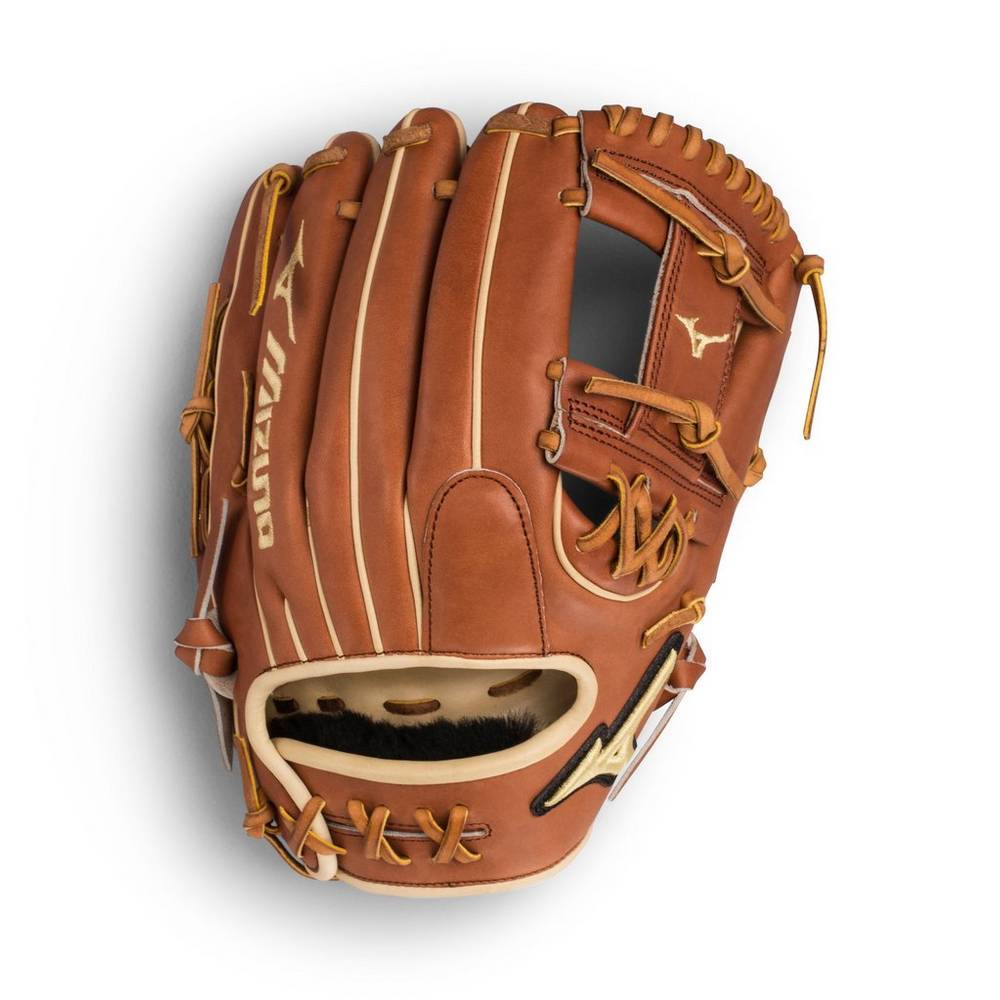 Mizuno Men's Pro Select Infield Baseball Glove 11.75" - Shallow Pocket Brown (312561-FYO)